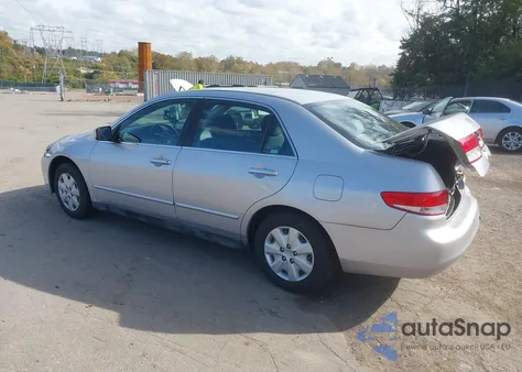 2003 Honda Accord 2.4 Lx из США, поврежденный, VIN 1HGCM56353A143848